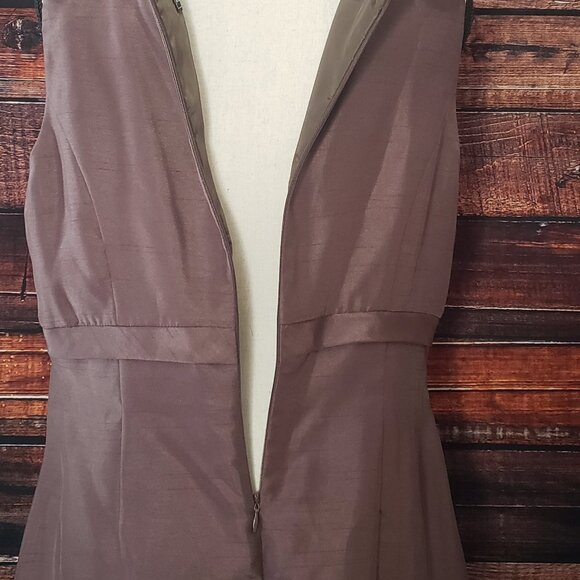 NWOT Jessica Howard Evenings Two Piece Elegant Dress Size 14P Brown Beaded - Picture 5 of 10